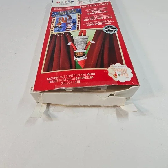 Elf on the Shelf Claus Couture Collection Tiny Tinsel Dress Clothes Outfit - Picture 5 of 5